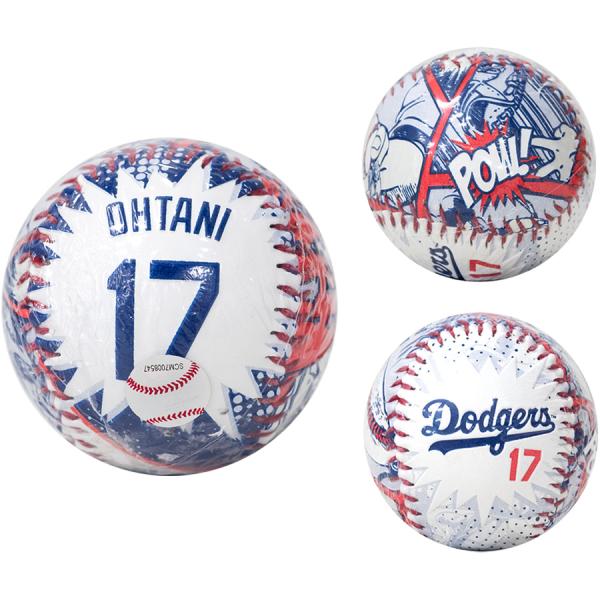MLB 大谷翔平 ドジャース ボール 【スタジアム限定】 コミック Baseball UVケース付き...
