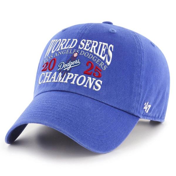 MLB ドジャース キャップ 【海外モデル】ワールドシリーズ2025優勝記念 Clean Up Ad...