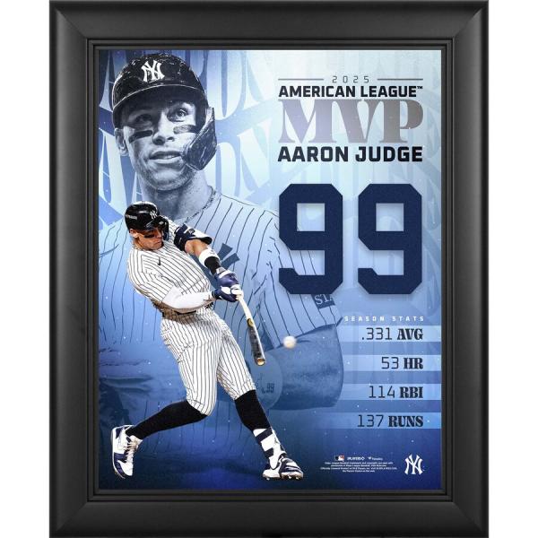MLB アーロン・ジャッジ ヤンキース フォトフレーム 11 x 14 2025 MVP Colla...