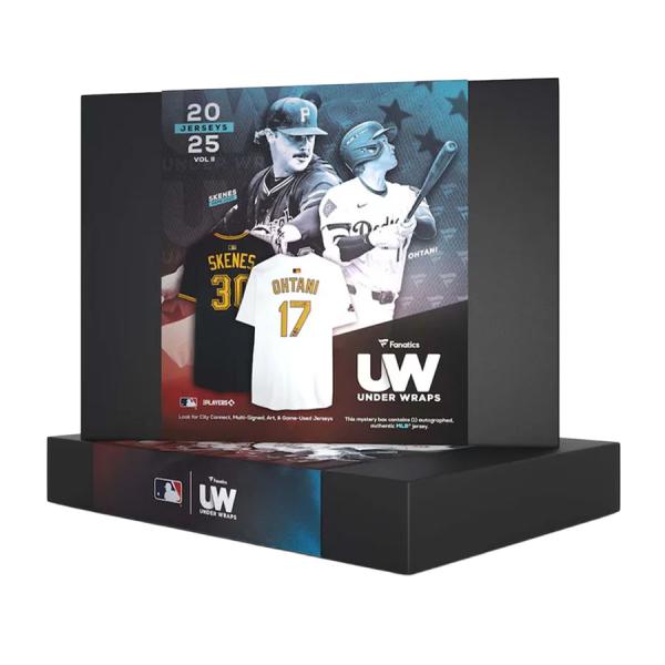 MLB 【大谷翔平 ポール・スキーンズ】カバー ミステリーボックス 直筆サイン ユニフォーム ランダ...