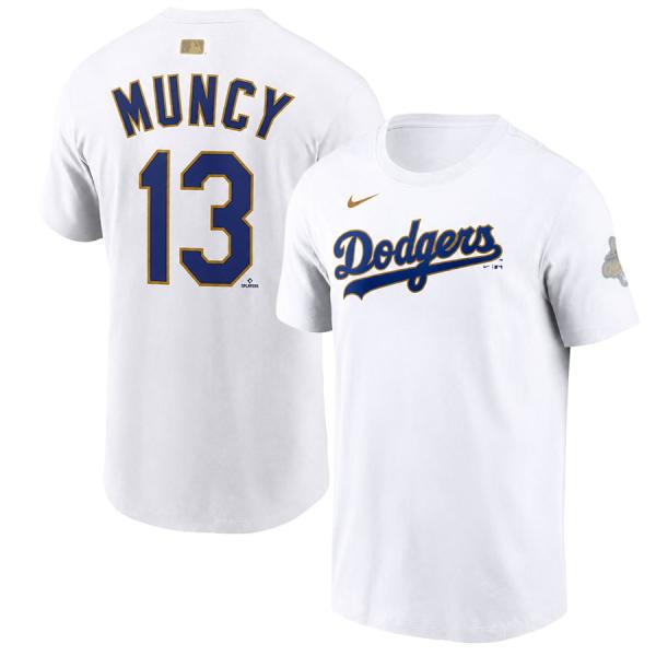 MLB マックス・マンシー ドジャース Tシャツ  【海外モデル】WS2025優勝 ゴールドコレクシ...