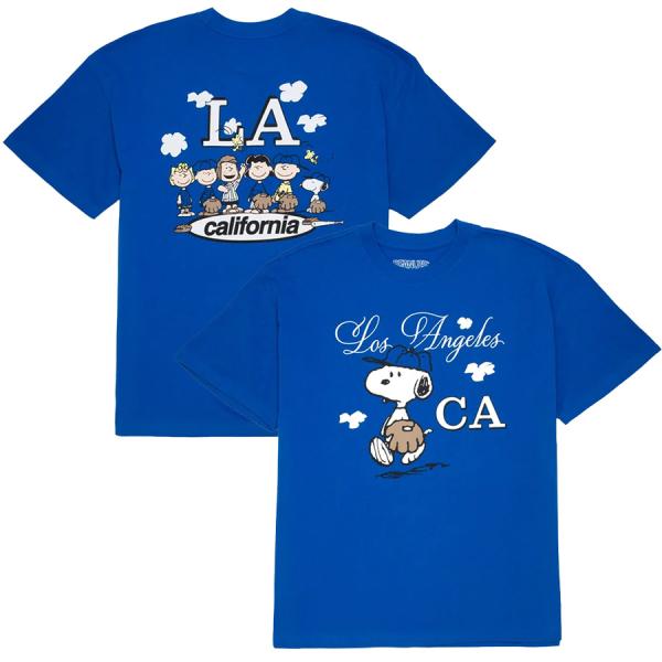 MLB ドジャース Tシャツ 【現地買付】スヌーピー PEANUTS Boxy Tee ピーナッツ ...