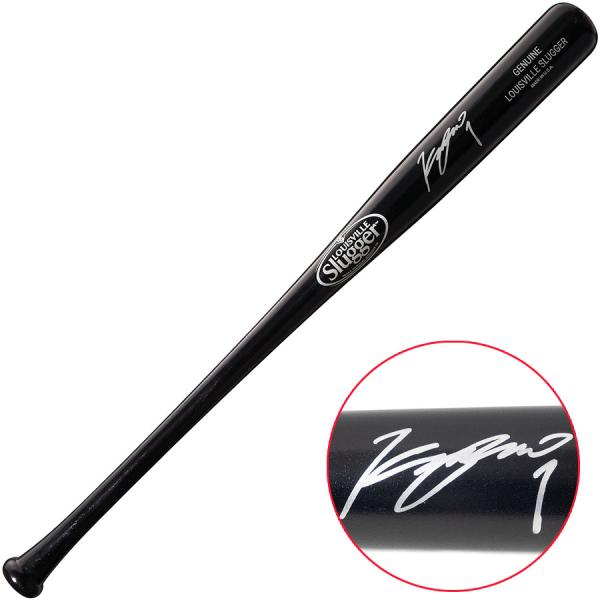 MLB 岡本和真 ブルージェイズ 直筆サインバット Black Louisville Slugger...