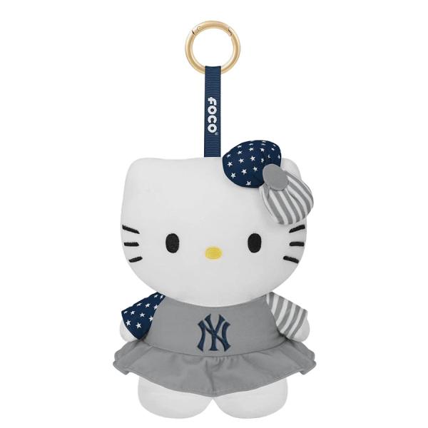 MLB ヤンキース ハローキティー ぬいぐるみ キーホルダー Hello Kitty Plush D...