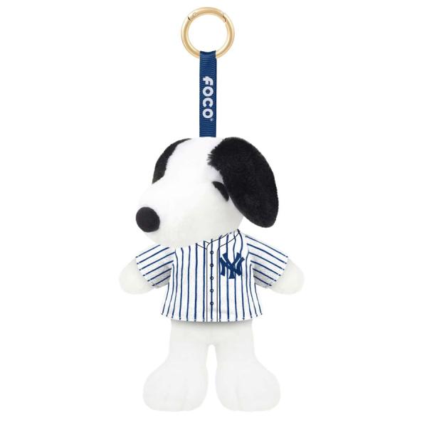 MLB ヤンキース スヌーピー ぬいぐるみ キーホルダー Snoopy Backpack Clip ...