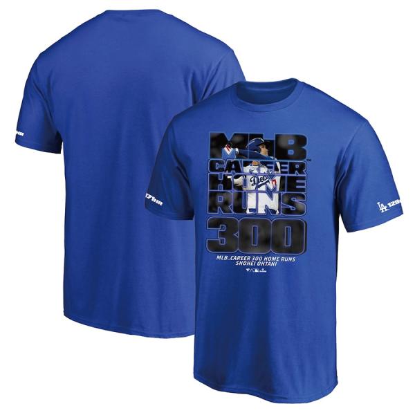 MLB 大谷翔平 ドジャース Tシャツ MLB 通算300号HR 達成記念 Tee ホームラン 20...