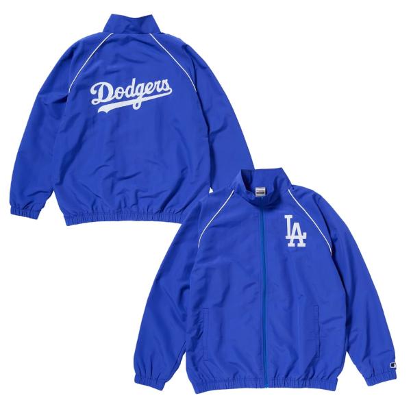MLB ドジャース ジャケット Standard Logo フルジップ ナイロン Jacket Fa...