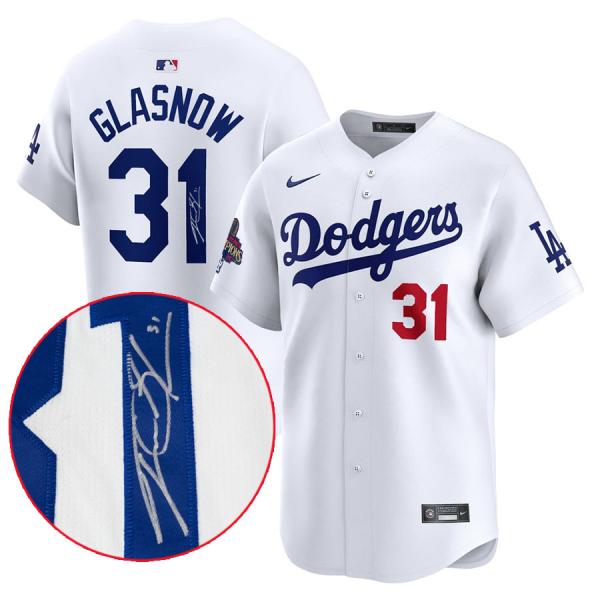 MLB タイラー・グラスノー ドジャース 直筆サイン 【現地買付品】ワールドシリーズ2024優勝 A...