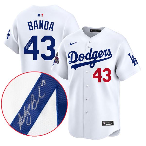 MLB アンソニー・バンダ ドジャース 直筆サイン 【現地買付品】ワールドシリーズ2024優勝 Au...