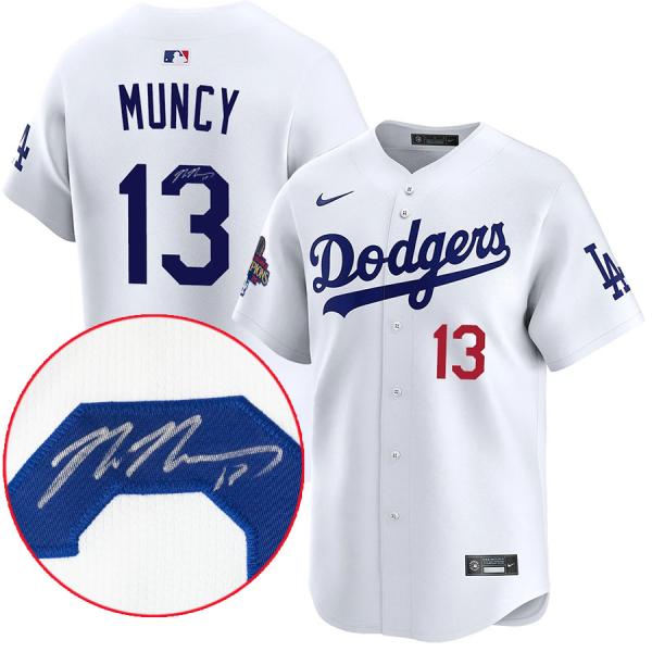 MLB マックス・マンシー ドジャース 直筆サイン 【現地買付品】ワールドシリーズ2024優勝 Au...