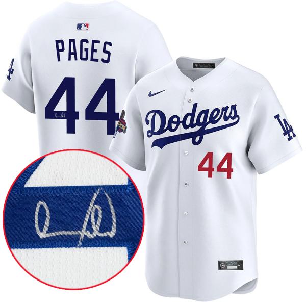 MLB アンディ・パヘズ ドジャース 直筆サイン 【現地買付品】ワールドシリーズ2024優勝 Aut...
