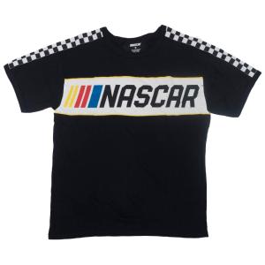 Nascar Tシャツ Racing Checker Logo T-Shirt Nascar ブラック【OCSL】｜selection-j