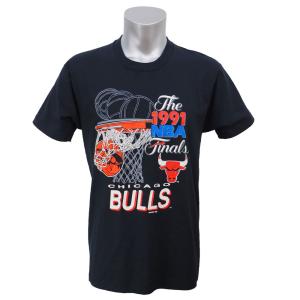 NBA ブルズ 1991年 ファイナル優勝記念 Tシャツ ブラック レアアイテム TSS【OCSL】｜selection-j