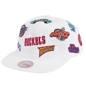 NBA キャップ/帽子 オールオーバー ウエスト デッドストック ミッチェル＆ネス/Mitchell & Ness ホワイト2203MN特集｜selection-j