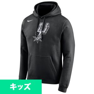 NBA スパーズ パーカー/フーディー ユース シティ エディション エッセンシャル ロゴ ナイキ/Nike ブラック｜selection-j