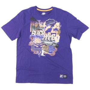 Kobe コービー・ブライアント ロサンゼルス・レイカーズ Tシャツ ブラックマンバ ナイキ/Nike パープル｜selection-j