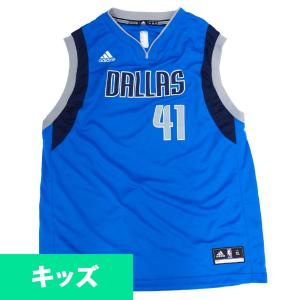 NBA ダーク・ノビツキー ダラス・マーベリックス ユニフォーム/ジャージ ユース キッズ レプリカ ジャージー アディダス/Adidas ロード｜selection-j