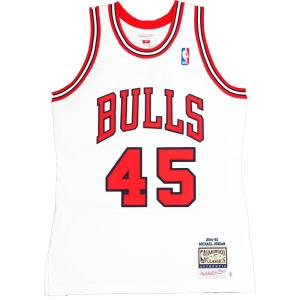 NBA マイケル・ジョーダン シカゴ・ブルズ ユニフォーム/ジャージ オーセンティック ミッチェル＆ネス/Mitchell & Ness ホワイト2203MN特集｜selection-j