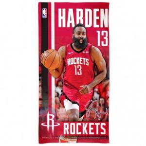 NBA ジェームズ・ハーデン ヒューストン・ロケッツ Beach Towel  タオル バスタオル ビーチタオル ウィンクラフト/WinCraft 熱中症対策｜selection-j