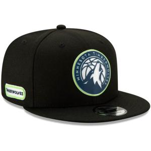 NBA ミネソタ・ティンバーウルブズ キャップ/帽子 BH19 9FIFTY ニューエラ/New Era ブラック 平つば キャップ 特集｜selection-j