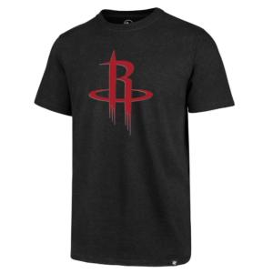 NBA ヒューストン・ロケッツ Tシャツ Imprint Club T-Shirt 47 Brand ブラック【OCSL】｜selection-j