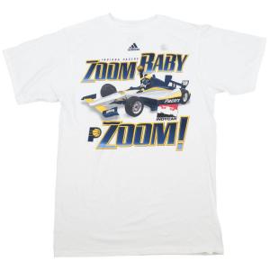 NBA インディアナ・ペイサーズ Tシャツ Zoom Baby Indy 500 Basketball T-Shirt アディダス/Adidas ホワイト【OCSL】｜selection-j