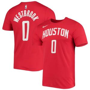 NBA ラッセル・ウェストブルック ロケッツ Tシャツ シティエディション ネーム & ナンバー ナイキ/Nike レッド トレーニング特集【OCSL】｜selection-j