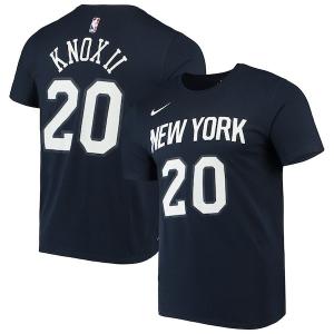 NBA ケビン・ノックス ニューヨーク・ニックス Tシャツ 2019/2020 ネーム & ナンバー ナイキ/Nike City Edition｜selection-j