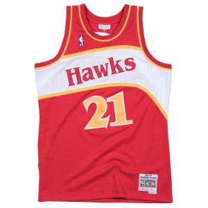 NBA ドミニク・ウィルキンス アトランタ・ホークス ユニフォーム/ジャージ スウィングマン ミッチェル＆ネス/Mitchell & Ness レッド【OCSL】2203MN特集｜selection-j