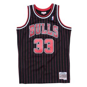 NBA スコッティ・ピッペン シカゴ・ブルズ ユニフォーム/ジャージ スウィングマン ミッチェル＆ネス/Mitchell & Ness ブラック【OCSL】2203MN特集｜selection-j