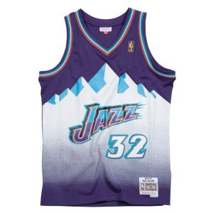 NBA カール・マローン ユタ・ジャズ ユニフォーム/ジャージ スウィングマン ミッチェル＆ネス/Mitchell & Ness パープル【OCSL】2203MN特集｜selection-j