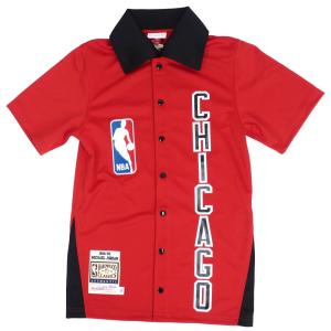 NBA マイケル・ジョーダン シカゴ・ブルズ オーセンティック シューティングシャツ 復刻 ミッチェル＆ネス/Mitchell & Ness レッド2203MN特集｜selection-j