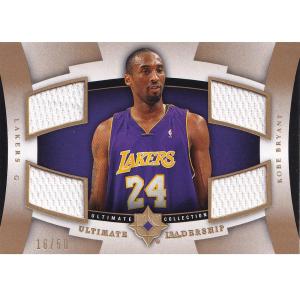 NBA コービー・ブライアント レイカーズ トレーディングカード 2007-08 Ultimate Leadrship Jersey #UL-KB 16/50 Upper Deck｜selection-j