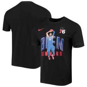 NBA ベン・シモンズ フィラデルフィア・76ers Tシャツ ヒーロー パフォーマンス ナイキ/Nike ブラック｜selection-j