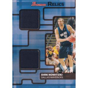 NBA ダーク・ノビツキー ダラス・マーベリックス トレーディングカード 2007-08 Bowman Draft Picks & Stars Relics Card 29/50 Topps｜selection-j