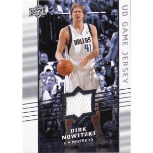 NBA ダーク・ノビツキー ダラス・マーベリックス トレーディングカード 2008-09 UD Game Jersey Card Upper Deck｜selection-j
