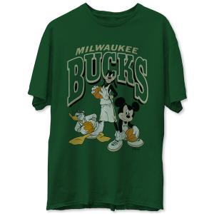 NBA ミルウォーキー・バックス Tシャツ ディズニー ミッキーマウス Disney Mickey Squad T-Shirt Junk Food グリーン｜selection-j