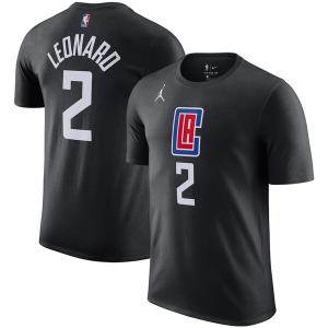 カワイ・レナード Tシャツ ジョーダン Jordan NBA ロサンゼルス・クリッパーズ ブラック 2020/21 ステートメントエディション｜selection-j