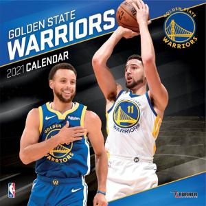 ウォリアーズ カレンダー NBA 2021年版 チーム 壁掛け ポスター インテリア Turner｜selection-j