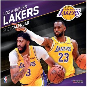 レイカーズ カレンダー NBA 2021年版 チーム 壁掛け ポスター インテリア Turner｜selection-j