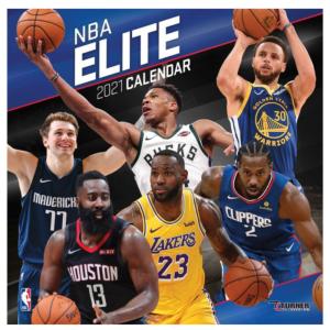 カレンダー NBA 2021年版 エリートプレーヤー 壁掛け ポスターインテリア