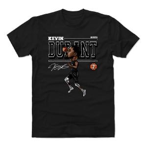 ケビン・デュラント Tシャツ NBA ブルックリン・ネッツ Cartoon T-Shirts 半袖 500Level ブラック｜selection-j