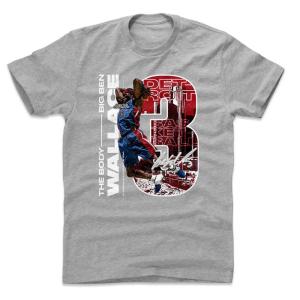 NBA ピストンズ Tシャツ ベン・ウォーレス Graphic T-Shirt 500Level ヘザーグレー｜selection-j