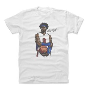 NBA ピストンズ Tシャツ ベン・ウォーレス Pose B T-Shirt 500Level ホワイト｜selection-j