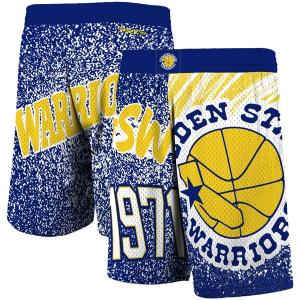 NBA ウォリアーズ ショートパンツ/ショーツ ハードウッドクラシックス Jumbotron Sublimated ミッチェル＆ネス/Mitchell & Ness2203MN特集｜selection-j