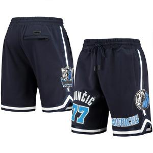 NBA マーベリックス ショートパンツ/ショーツ ルカ・ドンチッチ Team Player Shorts Pro Standard ネイビー｜selection-j