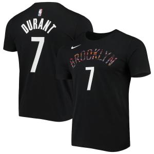 NBA ケヴィン・デュラント ブルックリン・ネッツ Tシャツ シティエディション ネーム＆ナンバー T-Shirt ナイキ/Nike ブラック｜selection-j