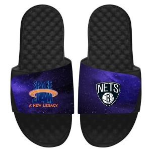 NBA ブルックリン・ネッツ サンダル スペースジャム2 Space Jam 2 Galaxy Slide Sandals ルーニーチューンズ ISlide ブラック｜selection-j