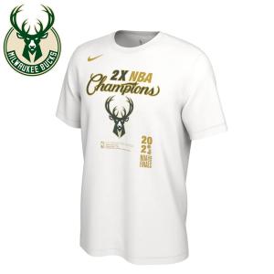 ミルウォーキー・バックス Tシャツ NBAファイナル2021 優勝記念ロッカールーム Champion Locker Room ナイキ Nike 21FNLC｜selection-j