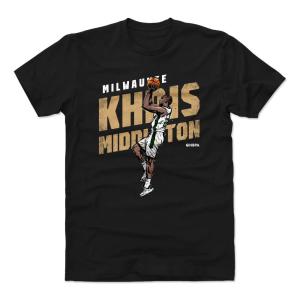 NBA クリス・ミドルトン ミルウォーキー・バックス Tシャツ Jumper D T-Shirts 500Level ブラック｜selection-j